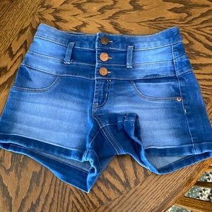 No Boundaries denim shorts